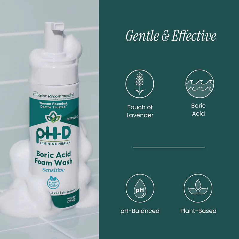 Boric Acid Sensitive Foam Wash
