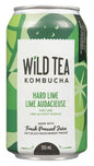 Wild Tea Kombucha Hard Lime (Org) *REFRIGERATED*