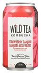 Wild Tea Kombucha Strawberry Daiquiri (Org) *REFRIGERATED*