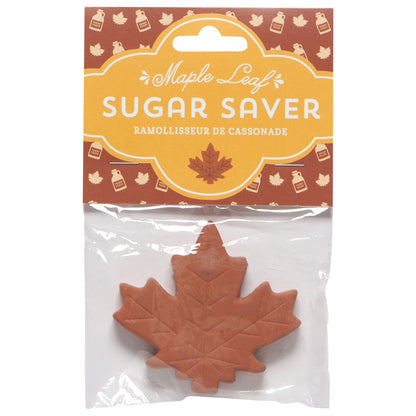 Terracotta Sugar Saver, Maple Leaf