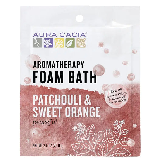 Aura Cacia Foam Bath Patchouli & Sweet Orange