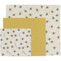 Beeswax Food Wrap, Set of 3, Bees