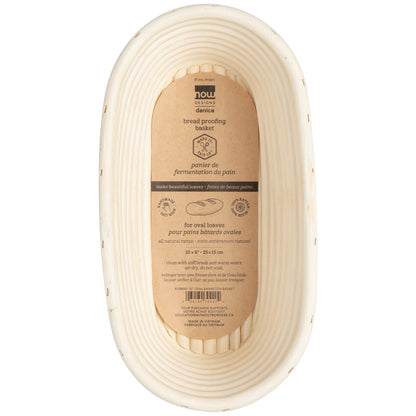 Banneton Bread Proofing Basket, Oval 10"