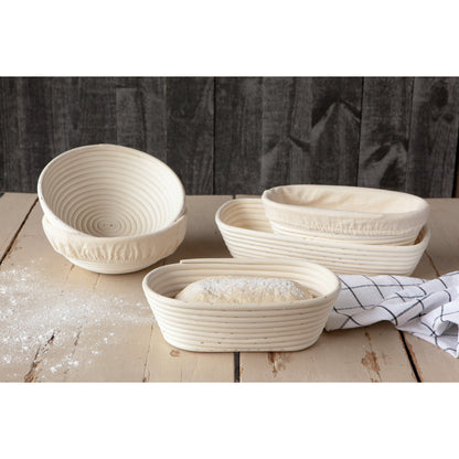 Banneton Natural Cotton Liner, Oval 10"