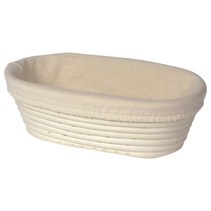 Banneton Natural Cotton Liner, Oval 10"