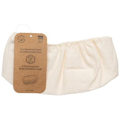 Banneton Natural Cotton Liner, Oval 10"