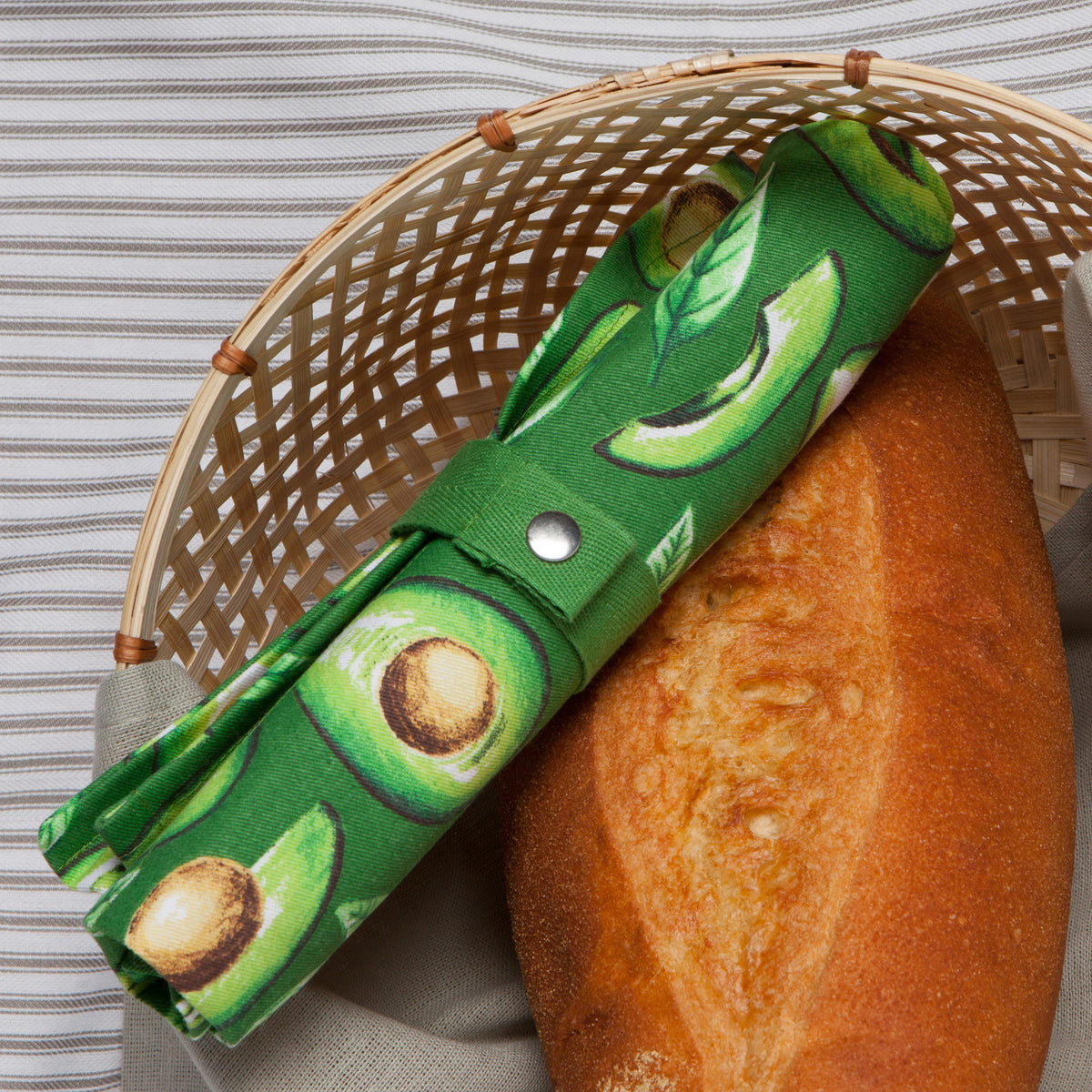 Roll Up Utensil Set, Avocados