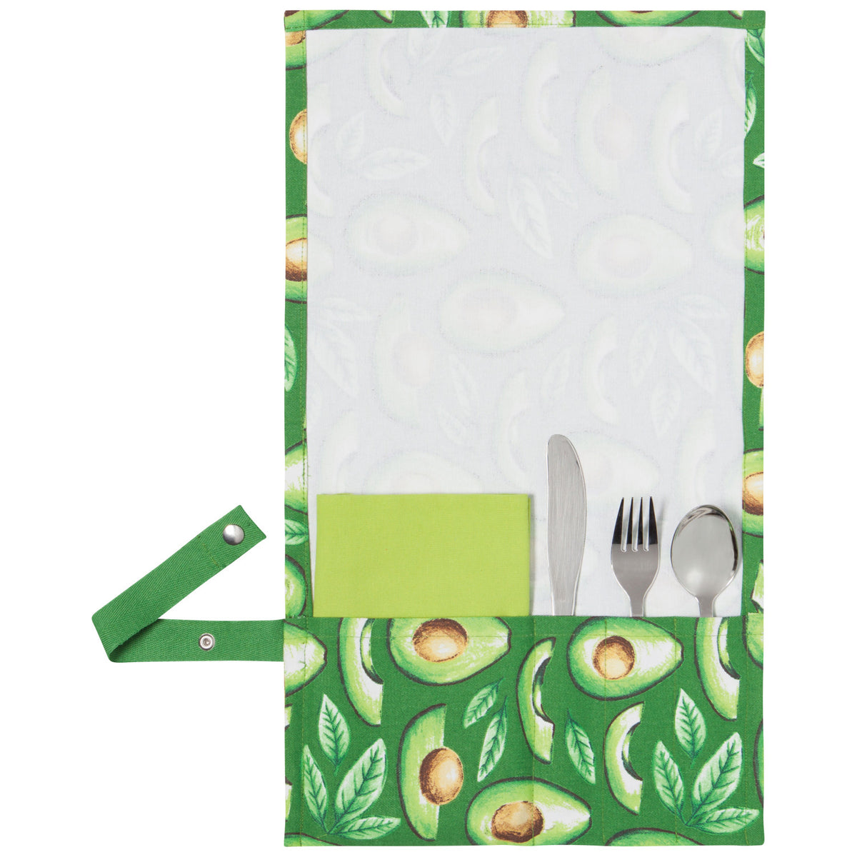 Roll Up Utensil Set, Avocados