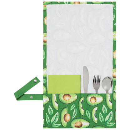 Roll Up Utensil Set, Avocados