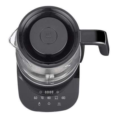 Zwilling Enfinigy Electric Kettle, Glass, Black, Programable