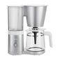 Zwilling Enfinigy Drip Coffee Maker, Glass Carafe, Silver