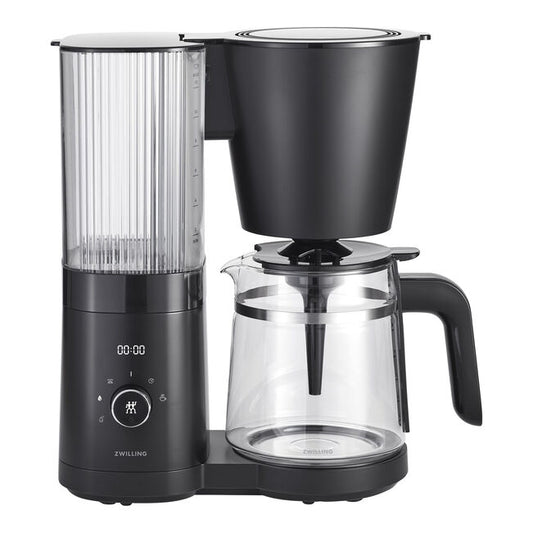 Zwilling Enfinigy Drip Coffee Maker, Glass Carafe, Black