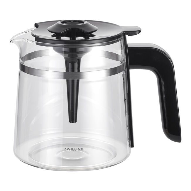 Zwilling Enfinigy Drip Coffee Maker, Glass Carafe, Black