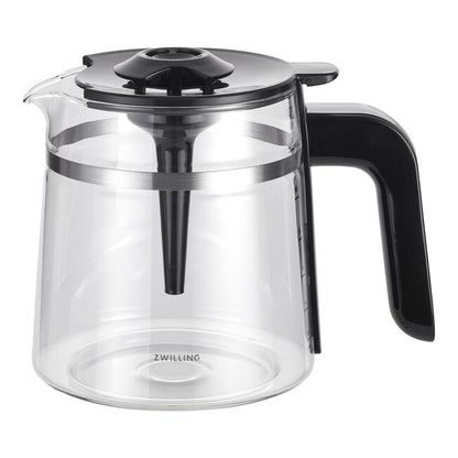Zwilling Enfinigy Drip Coffee Maker, Glass Carafe, Black