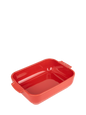 Peugeot Appolia Ceramic Rectangular Baker, 10" Red