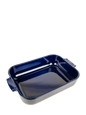 Peugeot Appolia Ceramic Rectangular Baker, 14.25" Blue