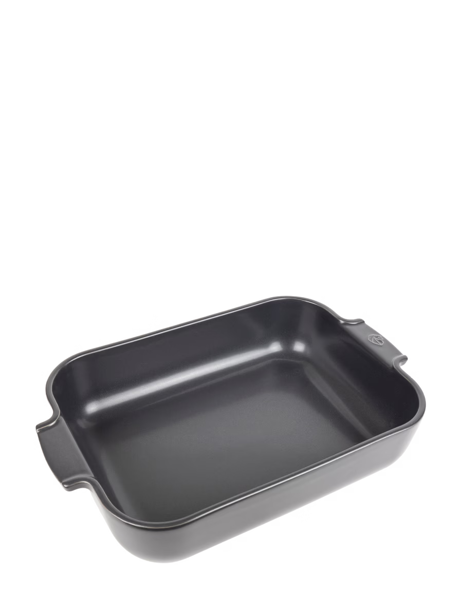 Peugeot Appolia Ceramic Rectangular Baker, 14.25" Slate