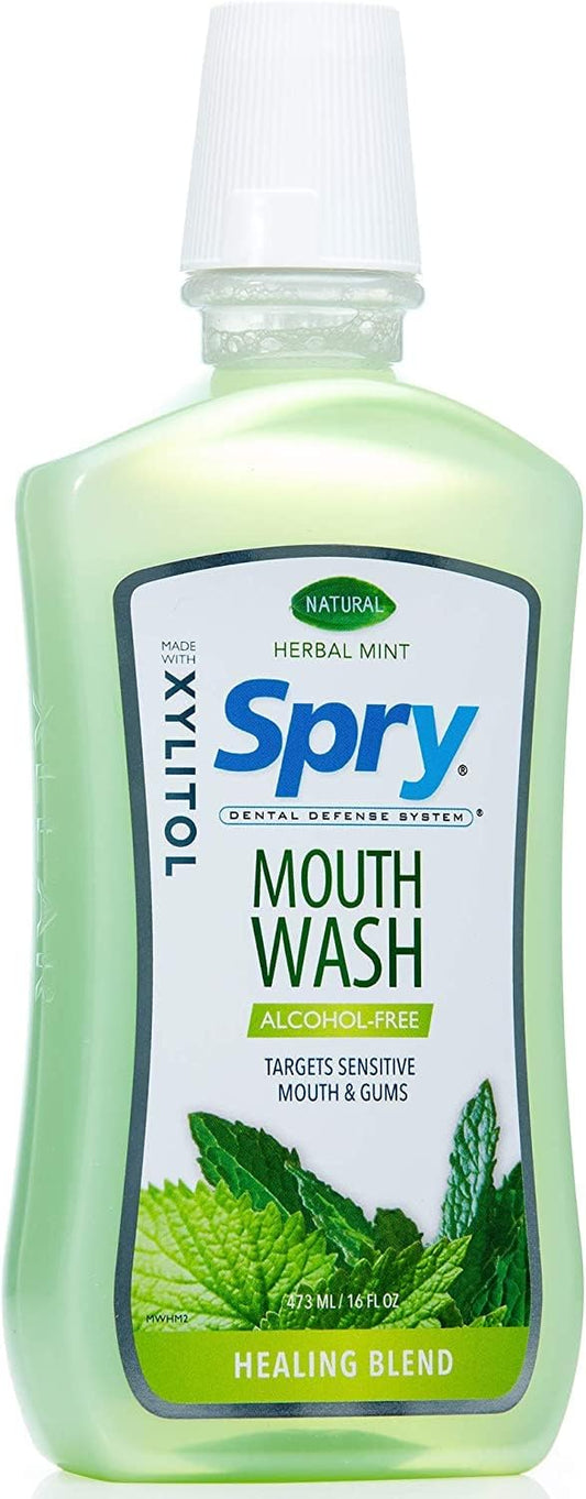Spry Mouth Wash Herbal Mint