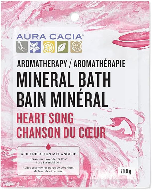 Aura Cacia Mineral Bath Heart Song
