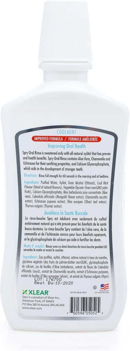 Spry Oral Rinse Cool Mint
