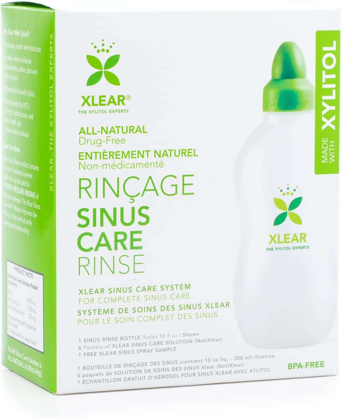 Caring Rinse Xlear Sinus Care Rinse System – NewMarket Natural Foods + Kitchen
