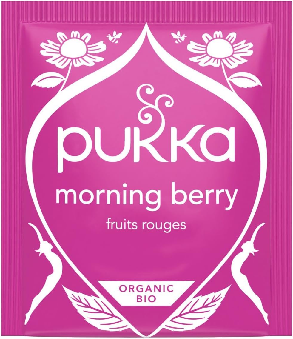 Pukka Morning Berry Organic Herbal Tea