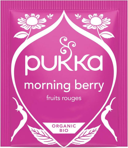 Pukka Morning Berry Organic Herbal Tea