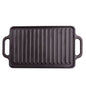 Victoria Cast Iron Reversible Griddle 13" x 8.25"