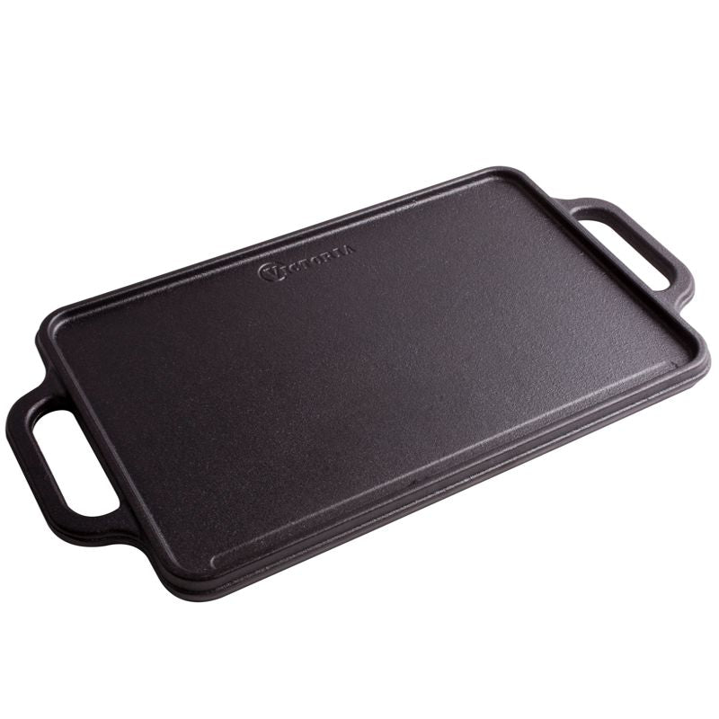 Victoria Cast Iron Reversible Griddle 13" x 8.25"