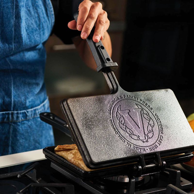 Victoria Cast Iron Panini Press & Sandwich Maker