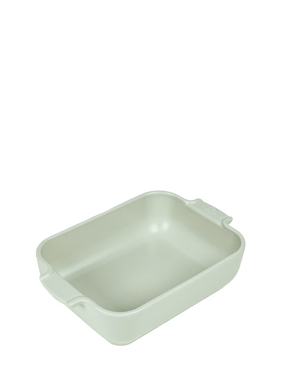 Peugeot Appolia Ceramic Rectangular Baker, 10" Sage Green
