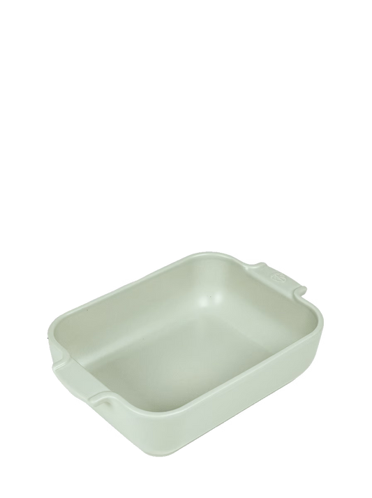 Peugeot Appolia Ceramic Rectangular Baker, 10" Sage Green