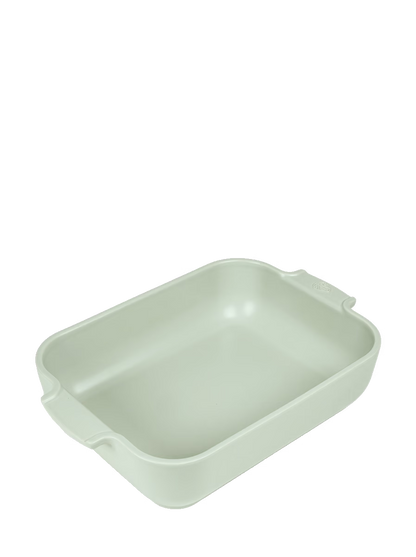 Peugeot Appolia Ceramic Rectangular Baker, 12.5" Sage Green