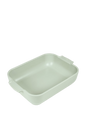 Peugeot Appolia Ceramic Rectangular Baker, 12.5" Sage Green