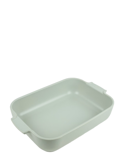 Peugeot Appolia Ceramic Rectangular Baker, 14.25" Sage Green