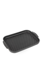 Peugeot Grill to Table Rectangular Ceramic Grill Dish, 15" Black