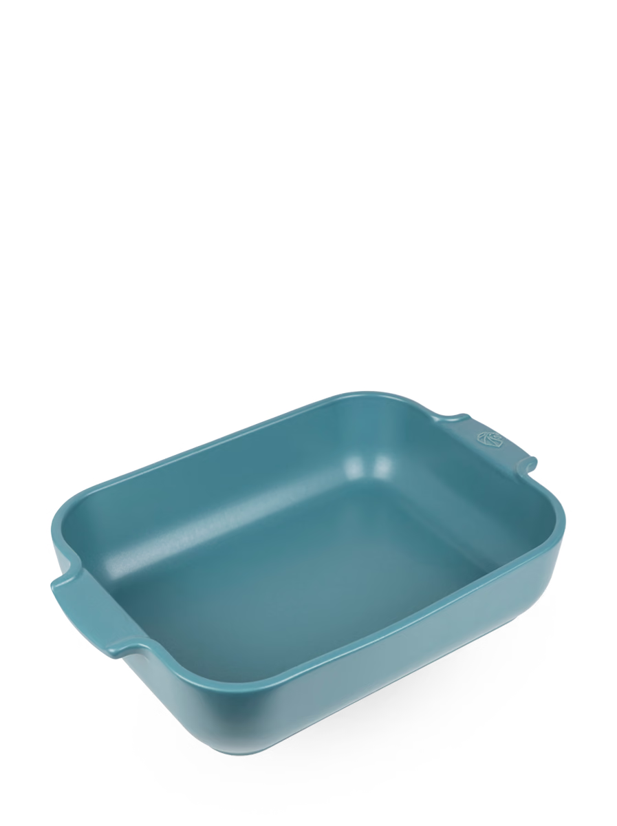 Peugeot Appolia Ceramic Rectangular Baker, 12.5" Celestial Blue