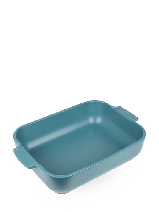 Peugeot Appolia Ceramic Rectangular Baker, 12.5" Celestial Blue