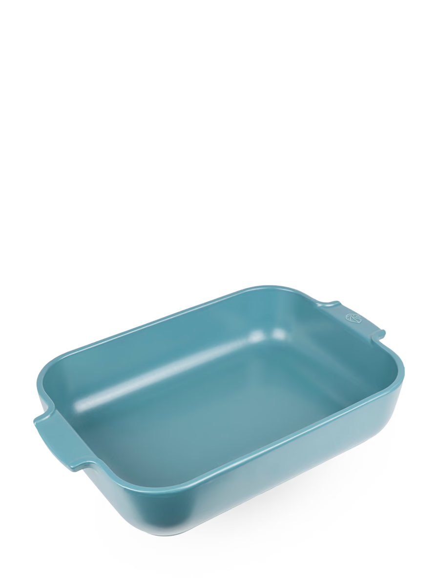 Peugeot Appolia Ceramic Rectangular Baker, 14.25" Celestial Blue