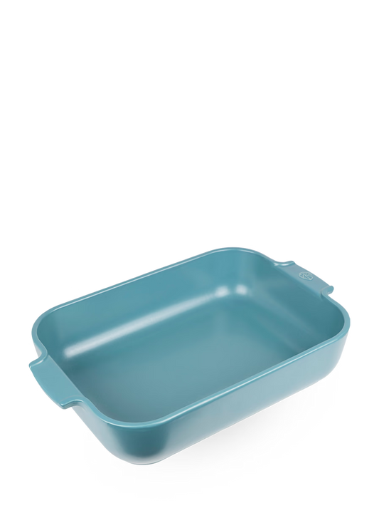 Peugeot Appolia Ceramic Rectangular Baker, 14.25" Celestial Blue
