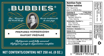 Bubbies Horseradish *REFRIGERATED*