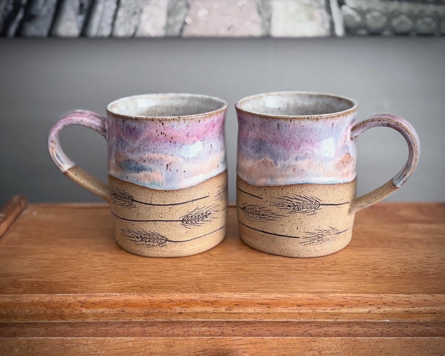 SHPC Wrapped Wheat, Prairie Pink Mug 14oz *Local*