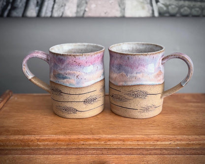 SHPC Wrapped Wheat, Prairie Pink Mug 14oz *Local*