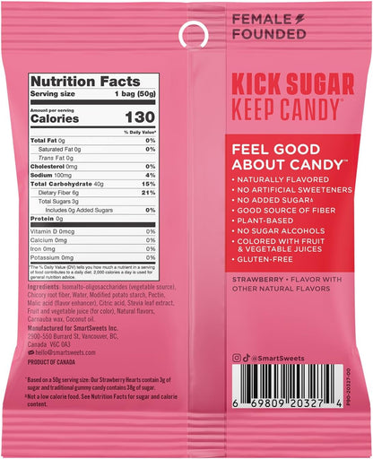 Smart Sweets Strawberry Hearts - LE