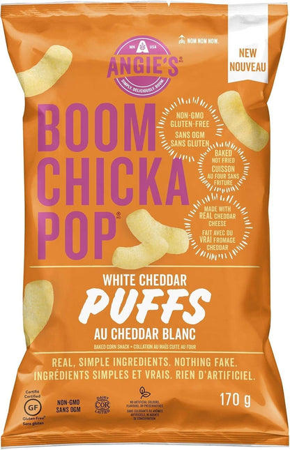 BoomChickaPop White Cheddar Puffs GF