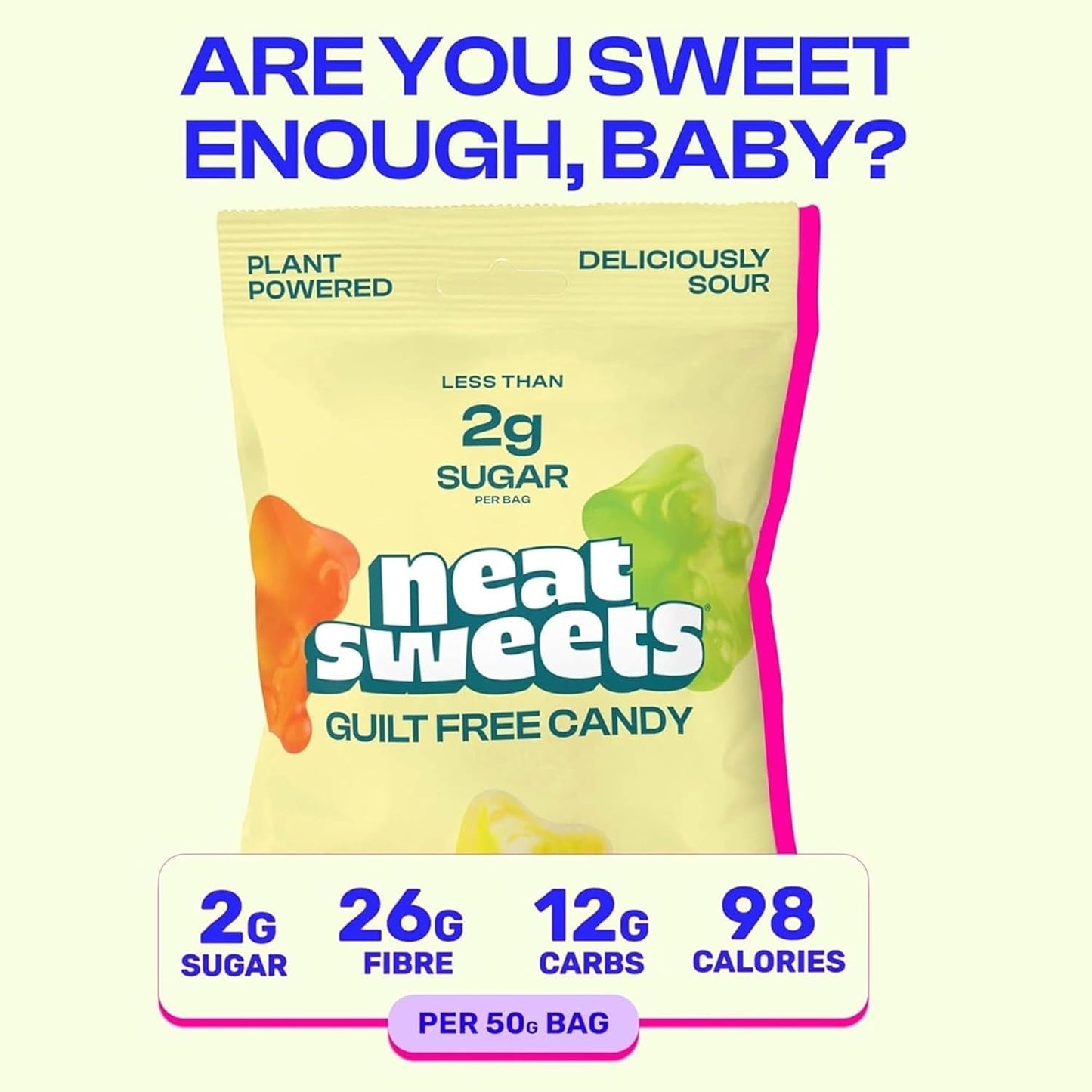 Neatsweets Sour Citrus Bears Candy