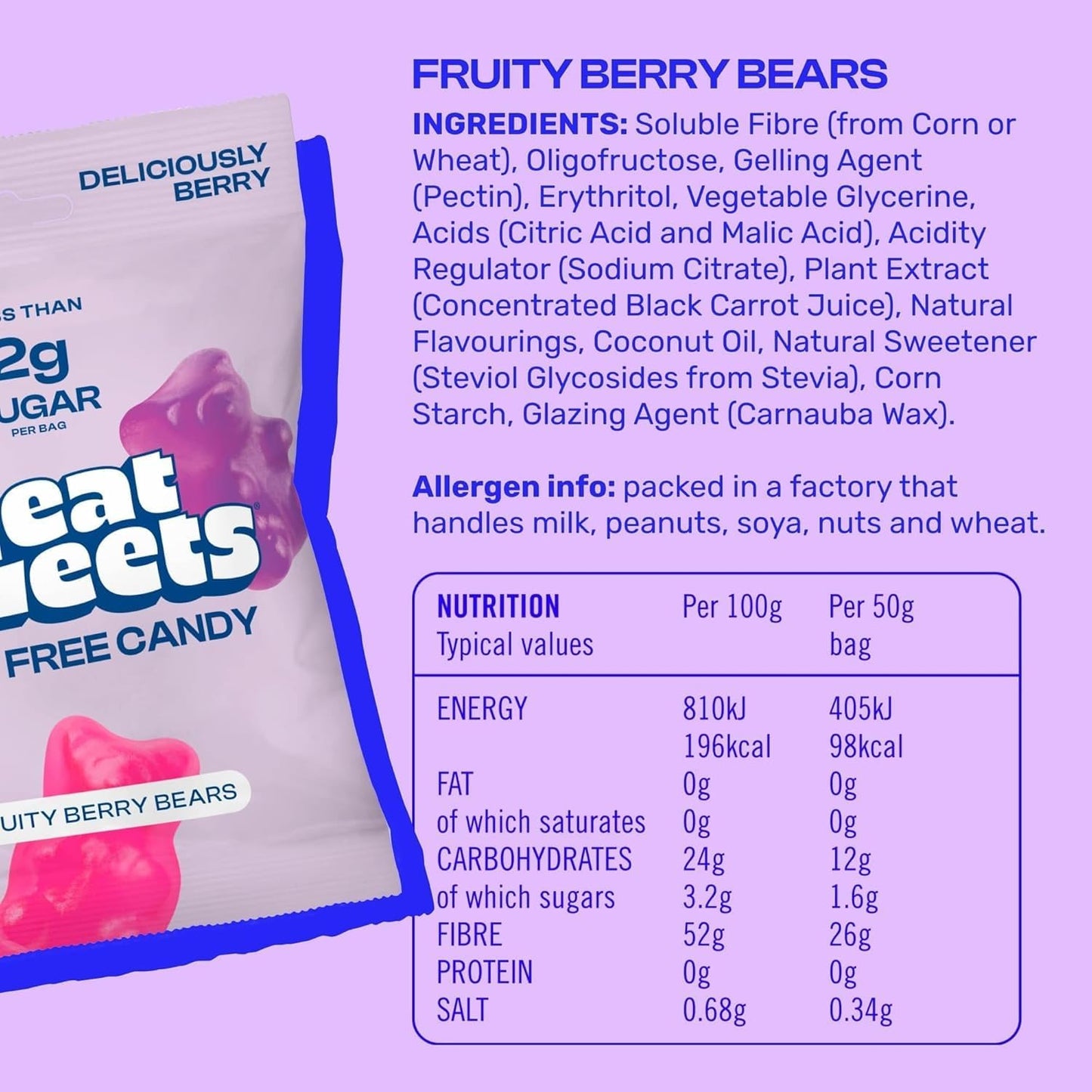 Neatsweets Fruity Berry Bears Candy