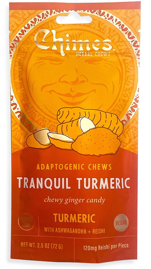 Chimes Tranquil Turmeric Adaptogen Ginger Chews