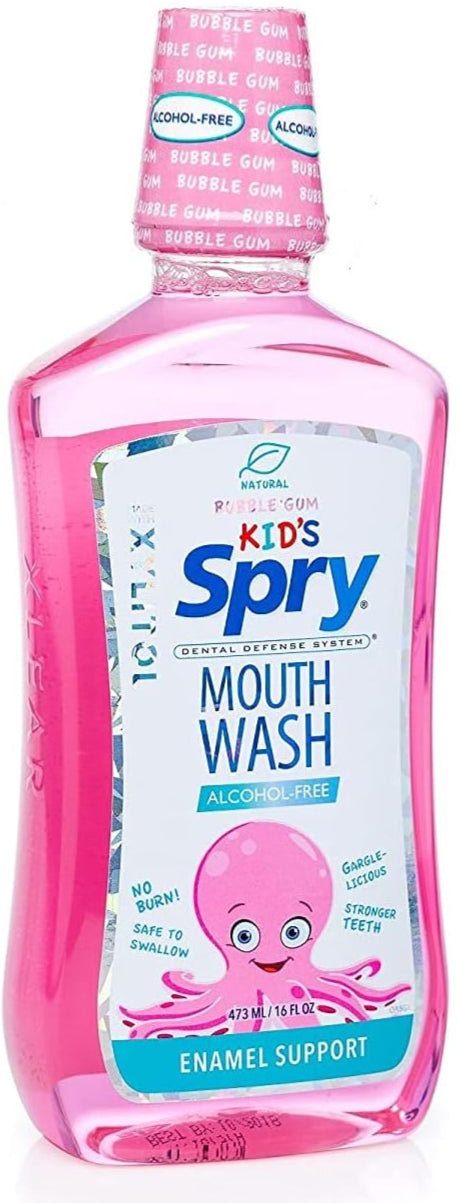 Spry Kids' Mouth Wash Bubblegum