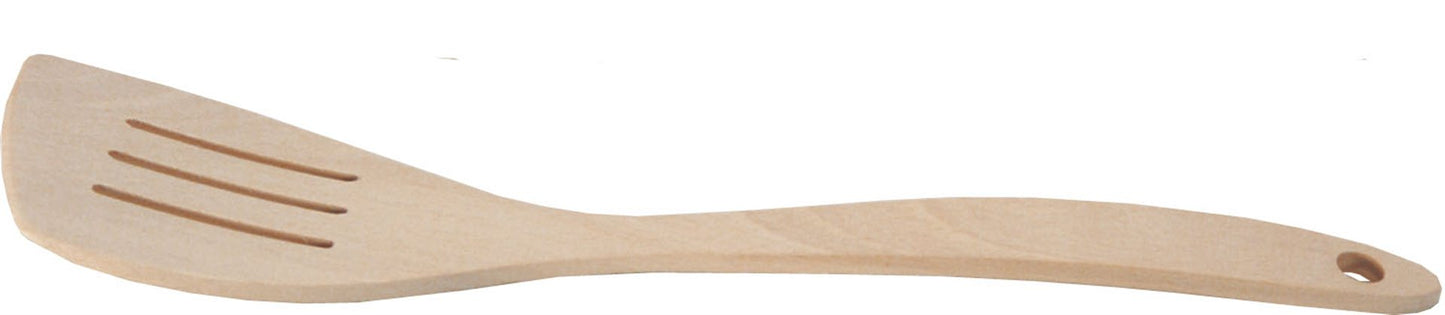 Wooden Slotted Spatula 13"
